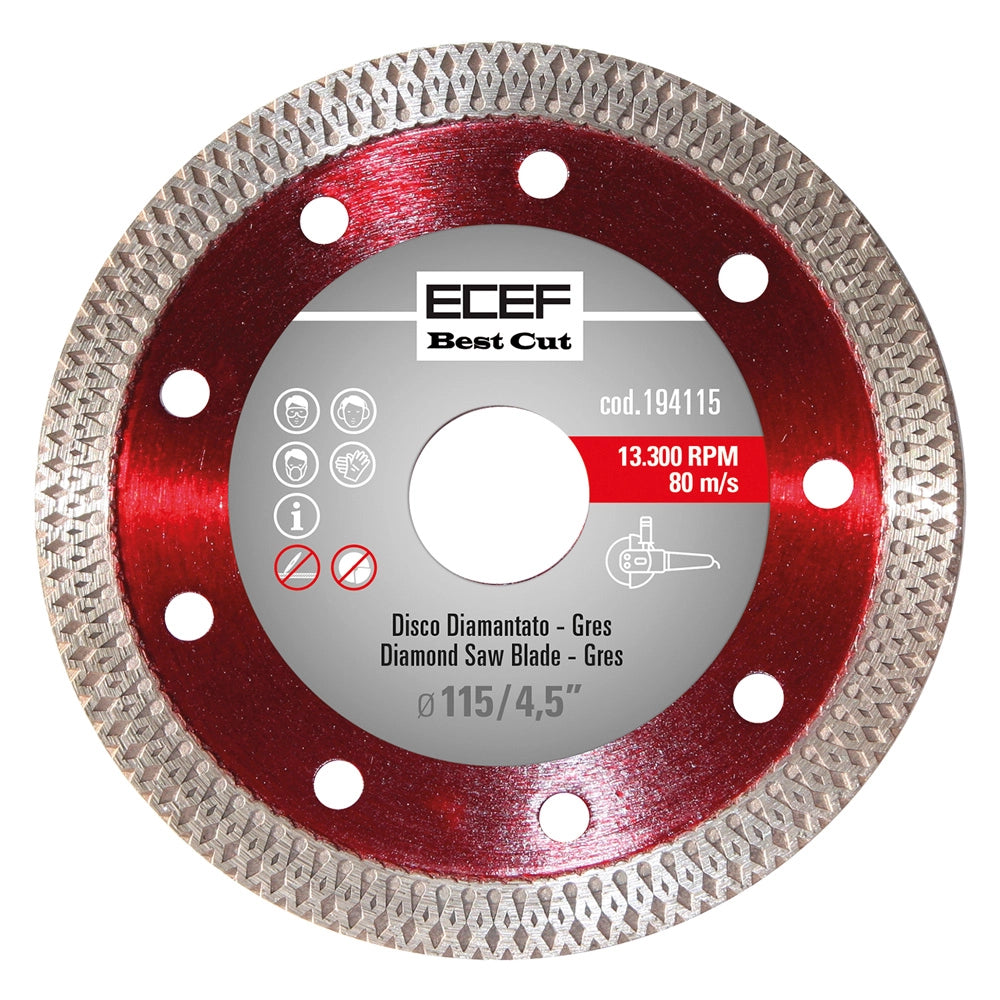 DISCO DIAMANTATO ø 115 x 1,3  - ECEF