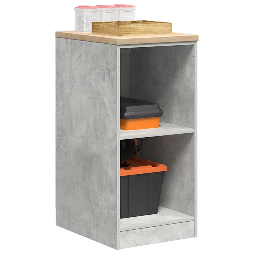 Armadietto da Garage Grigio cemento 40x51x85 cm CFW4231105