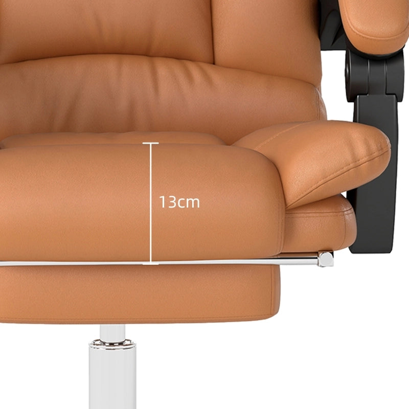 SEDIA UFFICIO Massaggio e Riscaldamento 64x70x110-118 cm Marrone