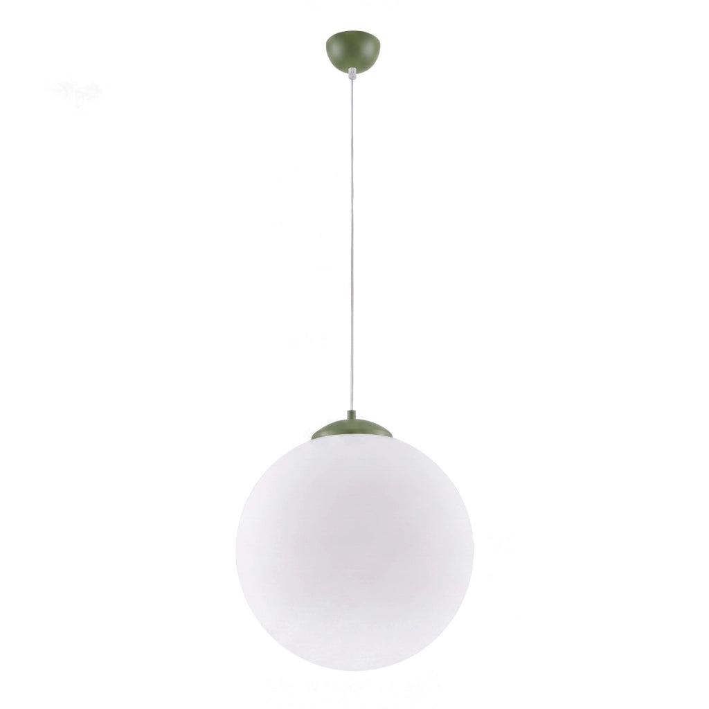 Lampada a sospensione UGO 40 verde oliva
