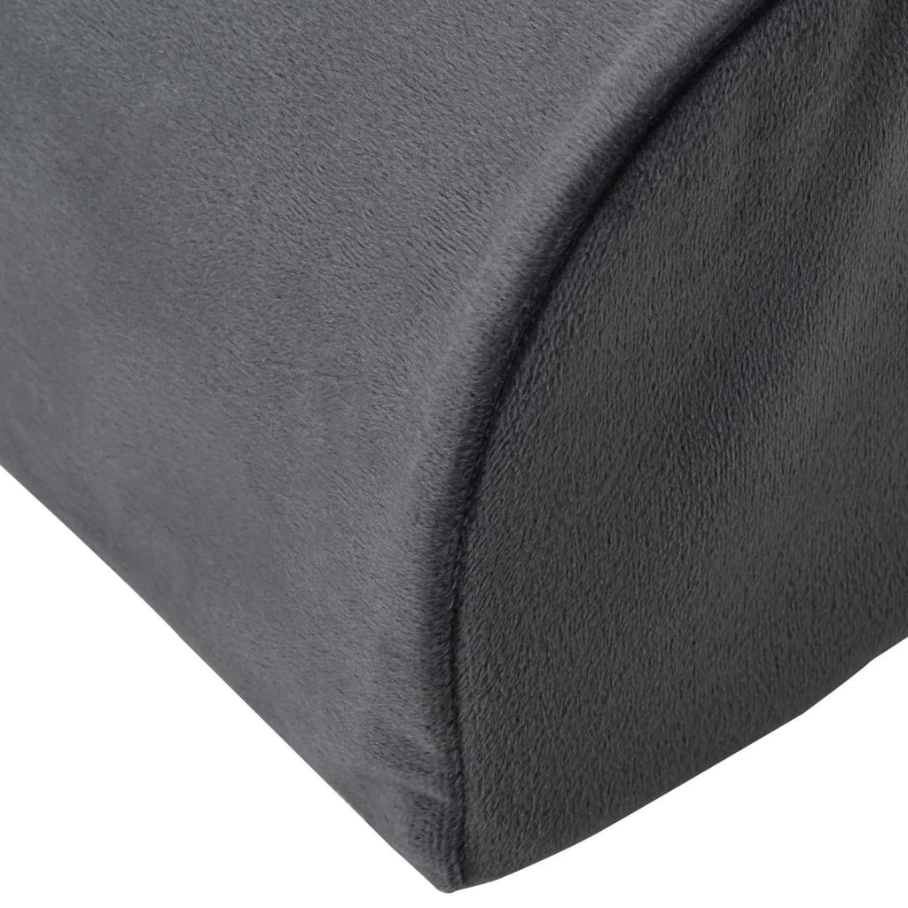 Cuscino per poggiapiedi Grigio 42 x 18 x 13 cm Schiuma PU 42020243