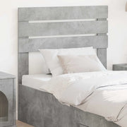 Testiera-Testata-Testiera Decorativa Grigio cemento 90 cm Legno multistrato 871962