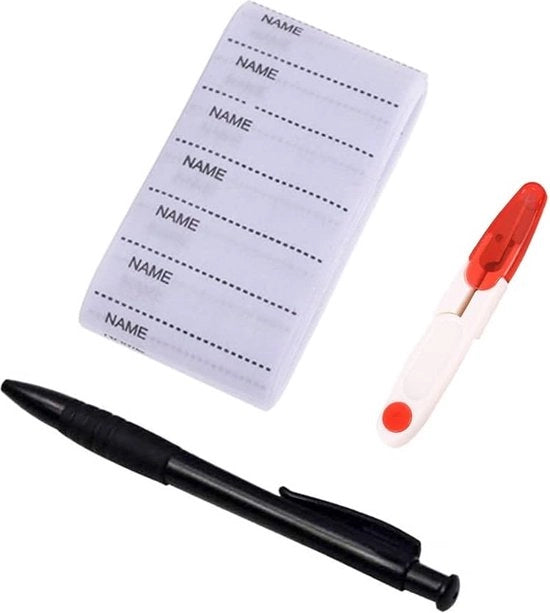 Etichette per Abbigliamento - Sostenibile e Riciclabile - 200 Pezzi - Poliestere - 5,5 x 1,5 cm