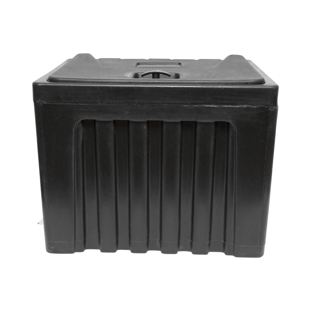 Cassetta per attrezzi senza supporto, in plastica nera 468x470x600 mm