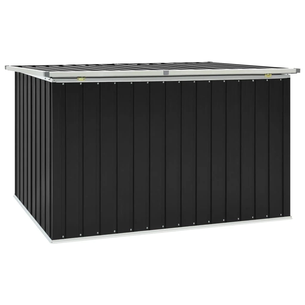 Baule portaoggetti da giardino antracite 171 x 99 x 93 cm 02_0013062