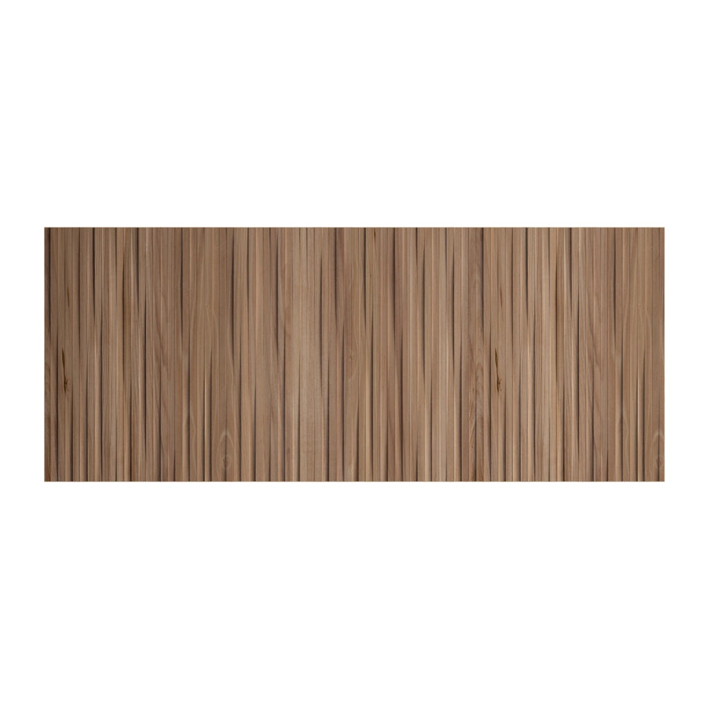 Testiera per letto Herdasa 140cm stampa doghe noce 67x145x3