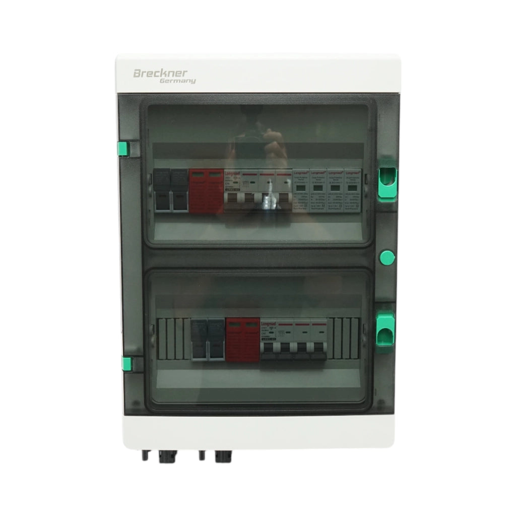 Quadro con fusibile di protezione da 380 V per impianti fotovoltaici DC/AC da 5-10 KW con 2 stringhe
