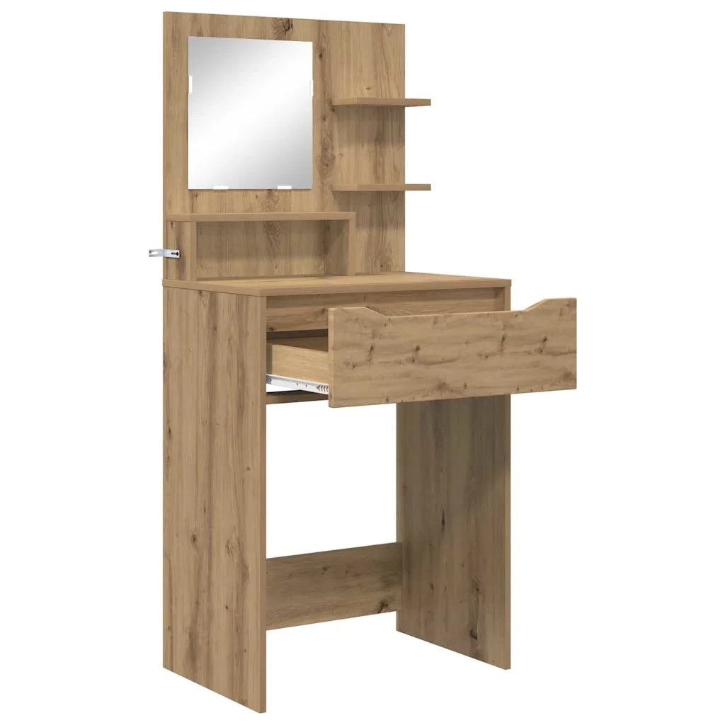 Tavoli da Trucco per Camera da Letto Rovere artigianale 889006