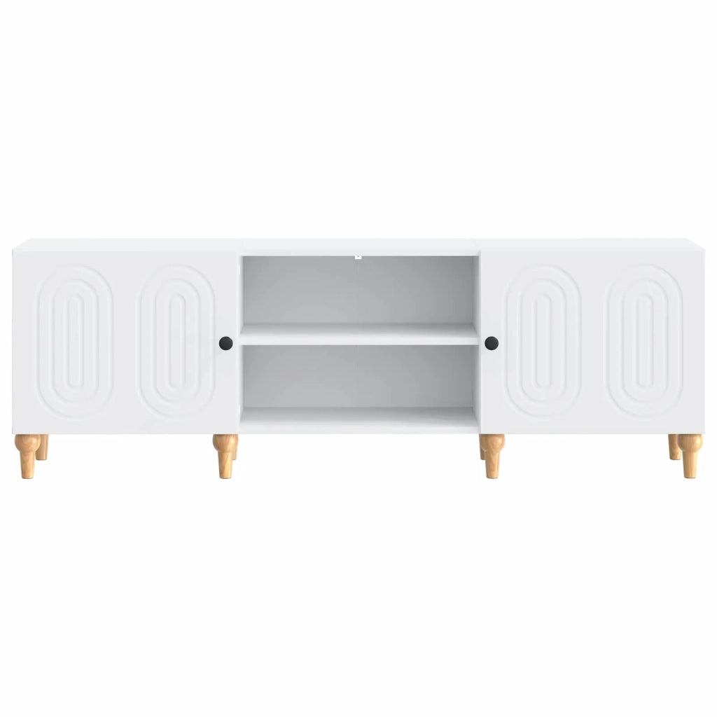 Mobile TV-Credenza per TV Bianco 150 x 31 x 50 cm Legno ingegnerizzato 257814