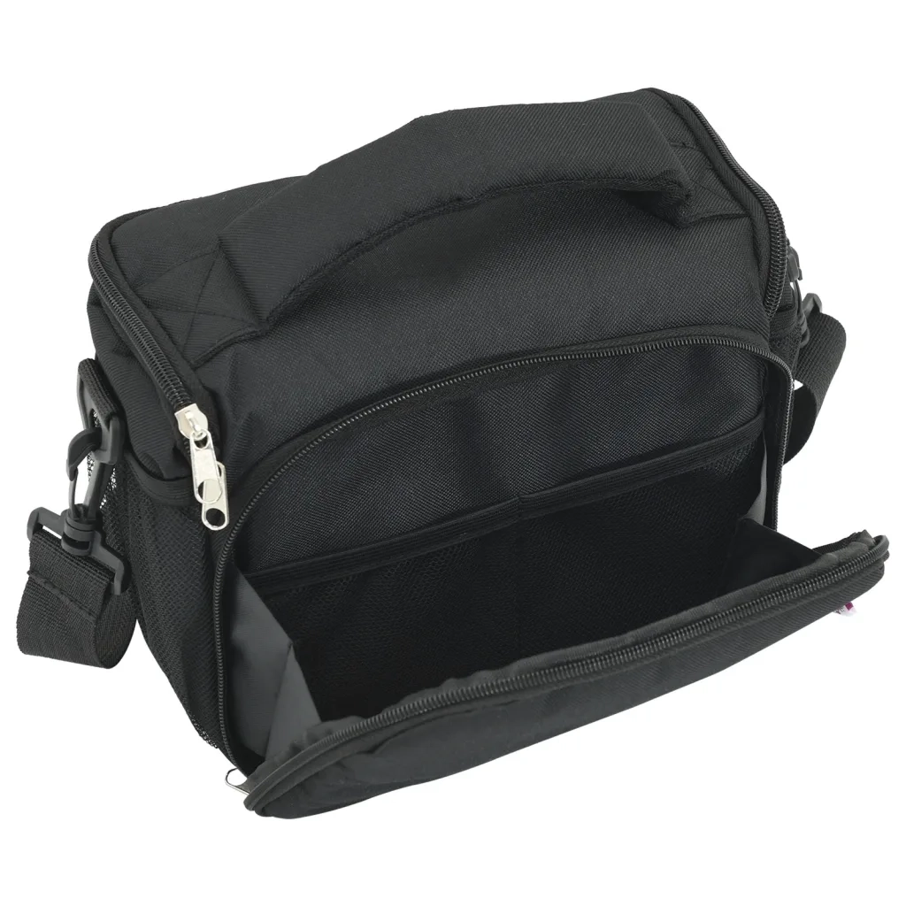 Borsa Fotocamera con Coperta Impermeabile Nera Tessuto Oxford CFW5131317