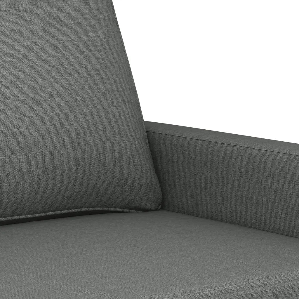 Set di Divani 4 pz con Cuscini Grigio Scuro in Tessuto 3201437