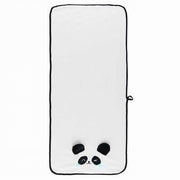 Trade Shop - Asciugamano Viso 34x75 Cm In Tessuto Morbido Con Faccia Panda Bagno Ospite 10733 -