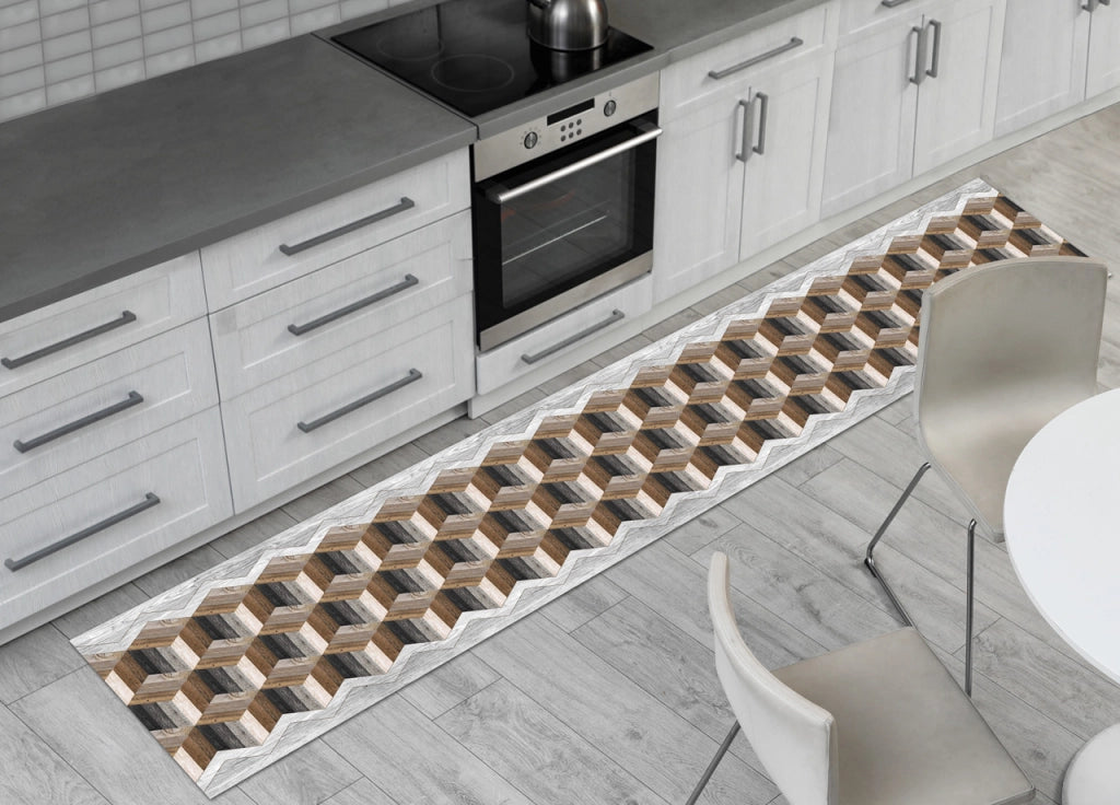 Tappeto Passatoia Cucina Antiscivolo Sottolavello Digitale Disegno Oblivion - 50x320 - Oblivion