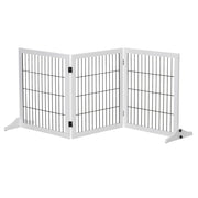 Cancello per Cani ¨C zephmum ¨C Bianco Legno 185x71 cm