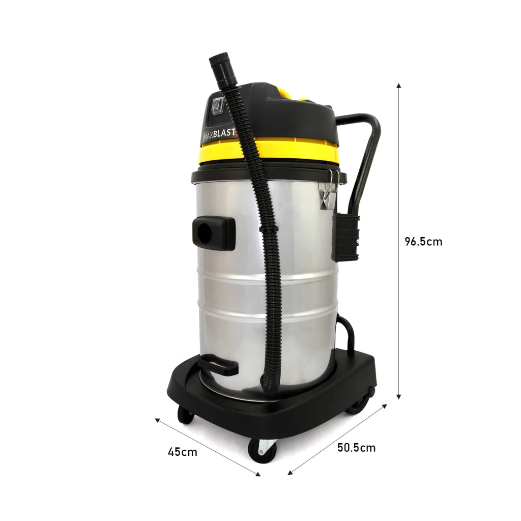 Kit grondaie: aspiratore 60L + aste 7,2m + telecamera 4K | Pulizia facile