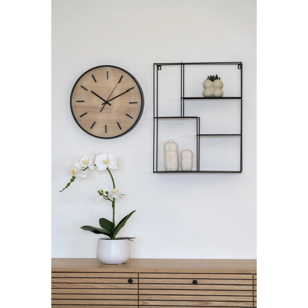 Pianta Artificiale Orchidea, Verde, Plastica PE, 34x21x47 cm