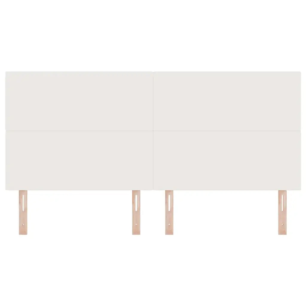 Testiera LED con strisce LED Crema 200 cm Tessuto in Cords 3338340