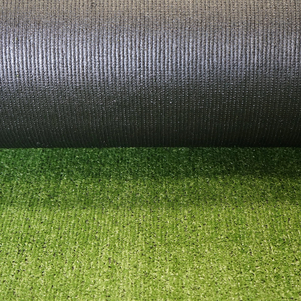 Tappeto di erba artificiale verde 2x30 m, filo 7 mm, 1 strato PP e rete PU