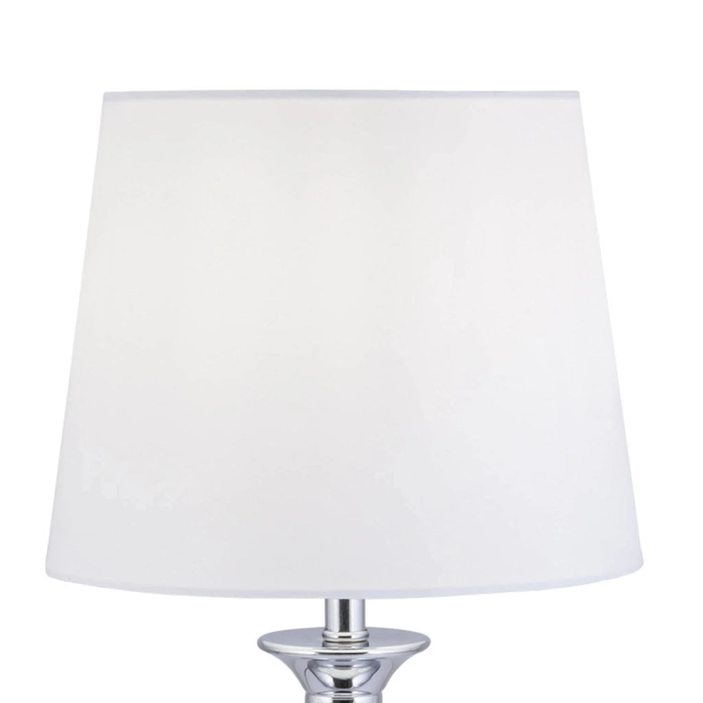 LÚZETE - LAMPADA DA TAVOLO CROMO E27 CONSTANZA