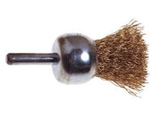 SPAZZOLA  A PENNELLO FILI ACCIAIO- - ø mm.25 codolo mm.6 per trapano PG 478.00 - 5 blister PG
