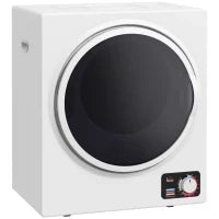 Asciugatrice Elettrica Portatile 850 W, Capacità 33 L 4 Modalità di Funzionamento, Acciaio Inossidabile, 49 L x 40,5 L x 60 H cm