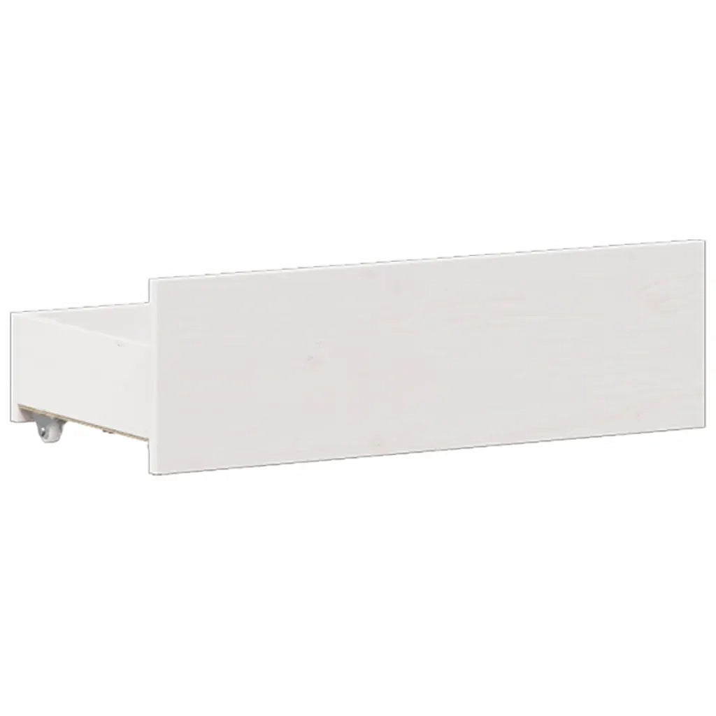 Giroletto senza Materasso con Testata Bianco 150x200 cm Pino