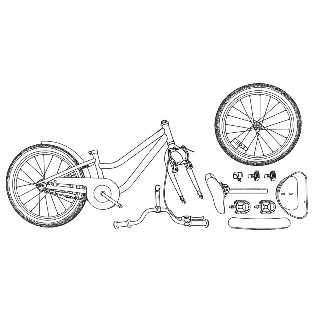 Bicicletta per Bambini 18 Pollici per bambini dai 5 ai 7 anni