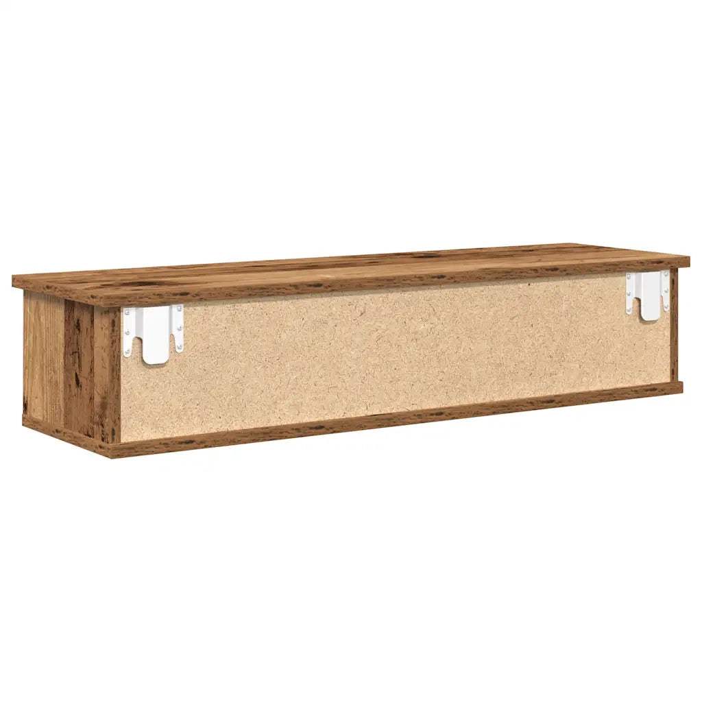 Mobile a Parete Legno Antico 88x26x18,5 cm in Truciolato 855860