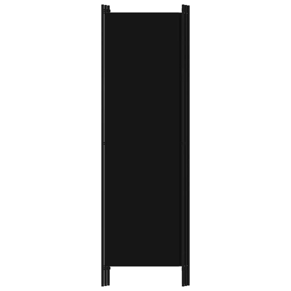 Paravento a 3 Pannelli Nero 150x180 cm 320718