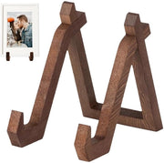 Scaffale multifunzionale per display in legno - Stand per foto - Supporto per piatti - 15,2 cm - In legno di abete resistente