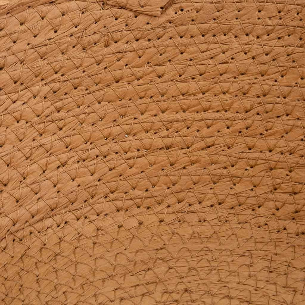 Cesto in corda intrecciata marrone d29x11h