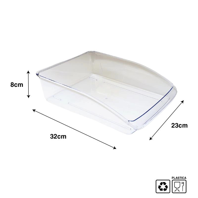 MAURY'S VASCHETTA CONTENITORE PER FRIGORIFERO FRIGO UTILITY 32 X 23 X H8 CM