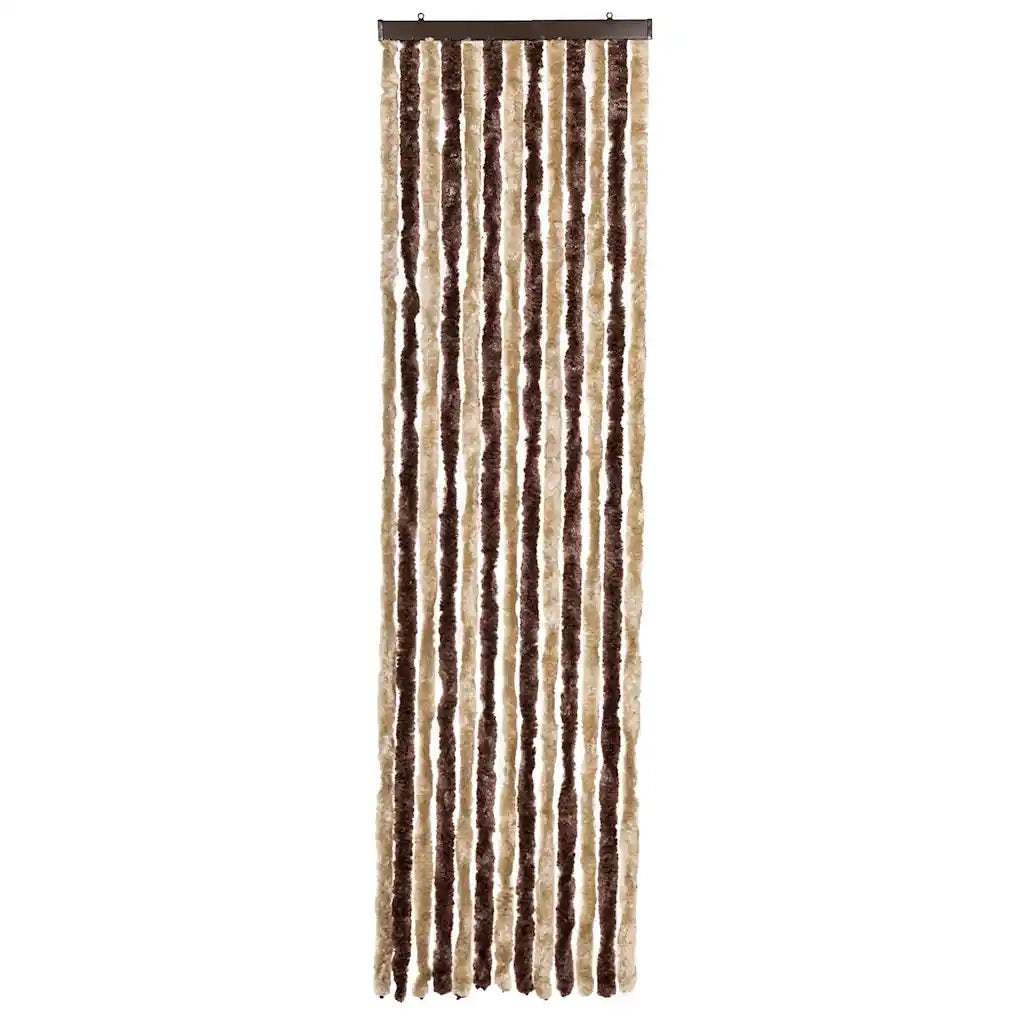 Zanzariera Beige e Marrone Chiaro 56x200cm Ciniglia CFW1216565