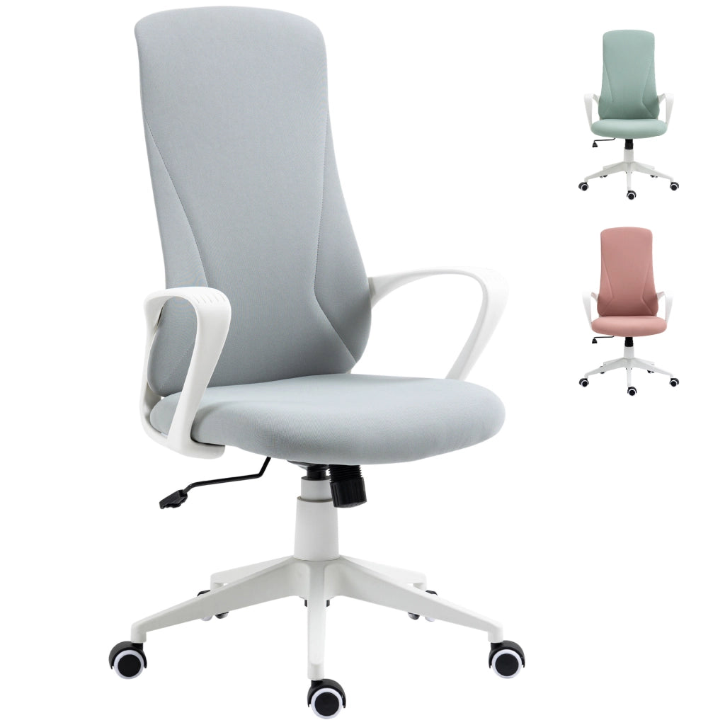 Sedia da Ufficio Girevole con Braccioli e Schienale Alto Regolabile ¨C Xylo ¨C Grigio 62x56x110-119,5cm