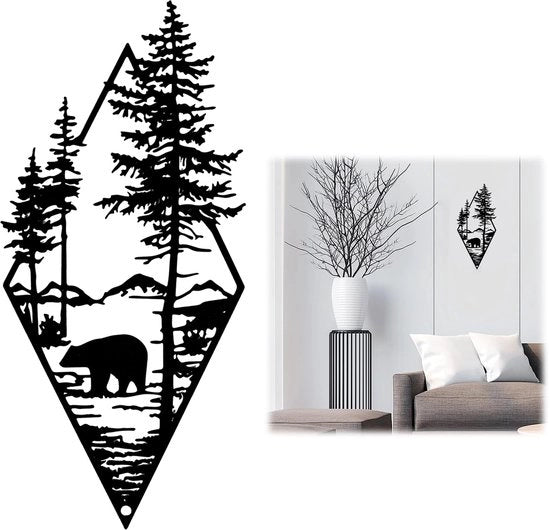Decorazione artistica per parete moderna per interni ed esterni, camera da letto, soggiorno e giardino