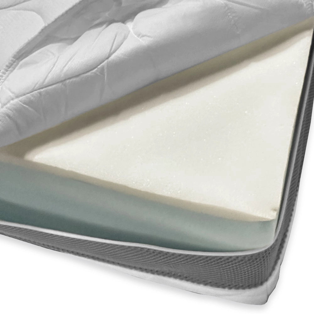 Materasso singolo memory foam 90x190xH23 sfoderabile Supermemory25