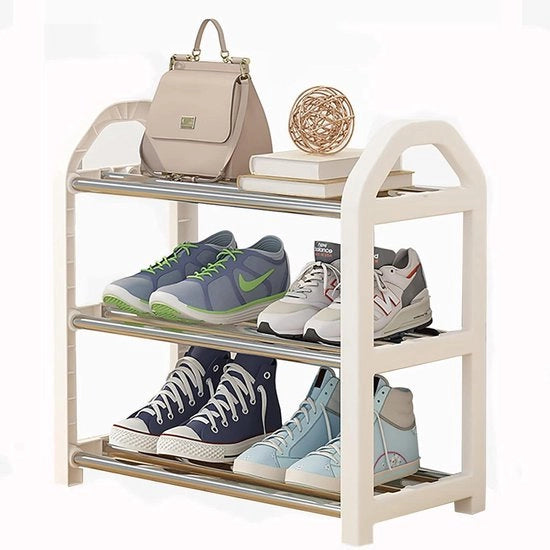 Scaffale per scarpe per bambini 3 livelli - Organizzatore per scarpe dei bambini - 42 x 19 x 43 cm
