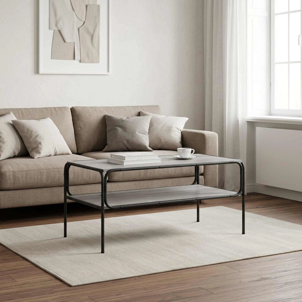 Tavolo laterale Sonoma grigio 100 x 50 x 46 cm 8013635