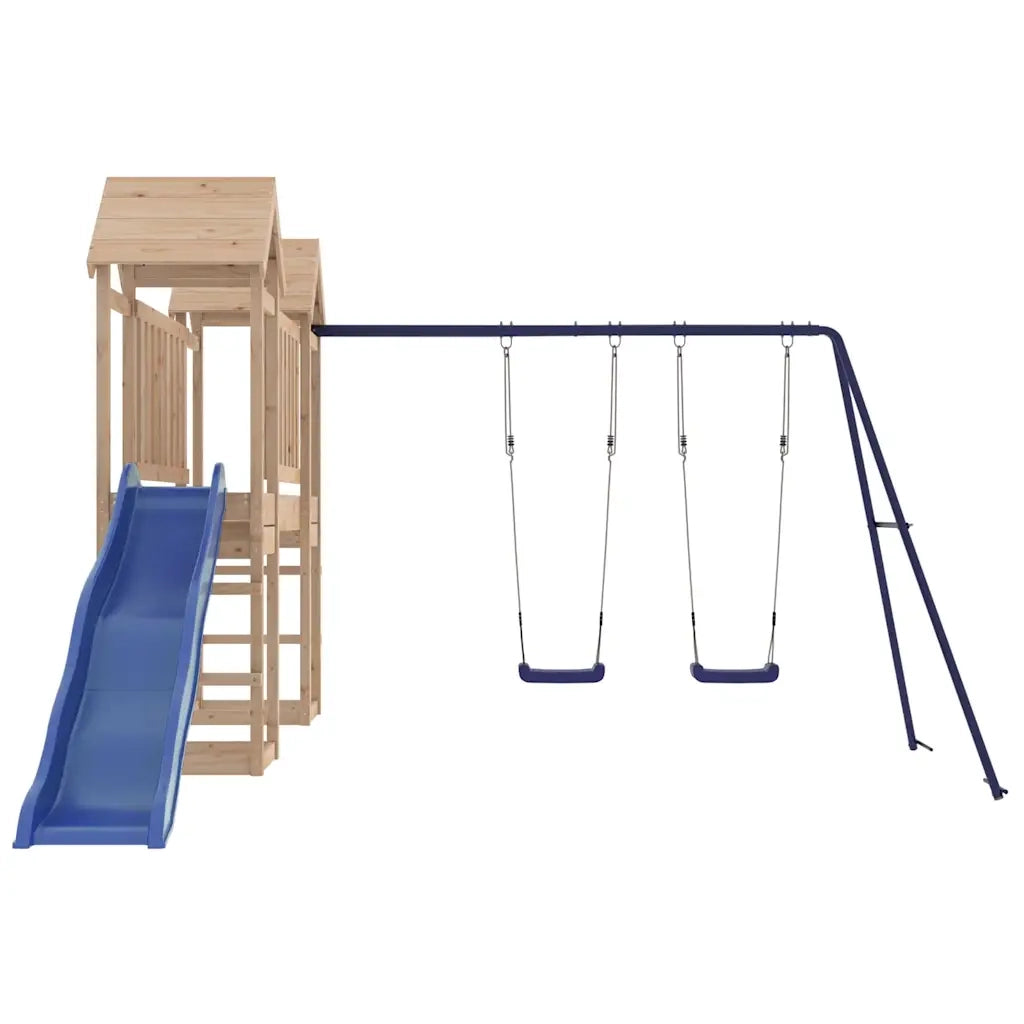 Set da Gioco da Esterno in Legno Massello di Pino 3155861