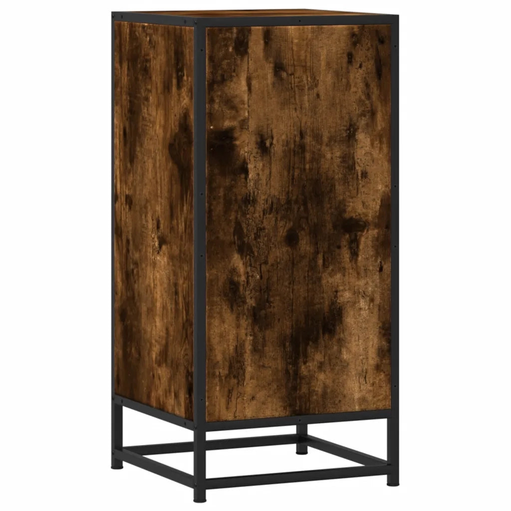 Credenza Rovere Fumo 35,5x35x76 cm in Truciolato