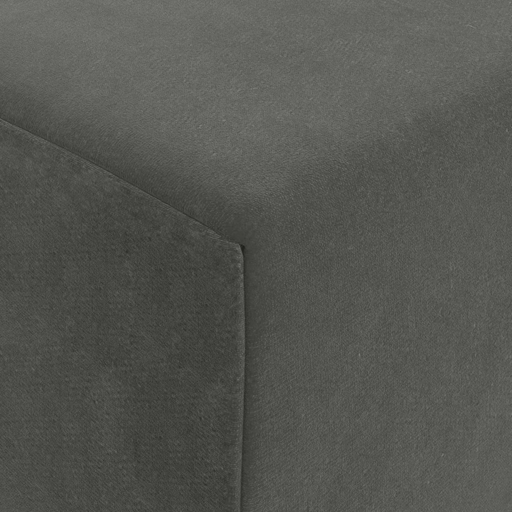 Divano Letto Pieghevole Grigio Scuro 120 x 60 x 49 cm Tessuto