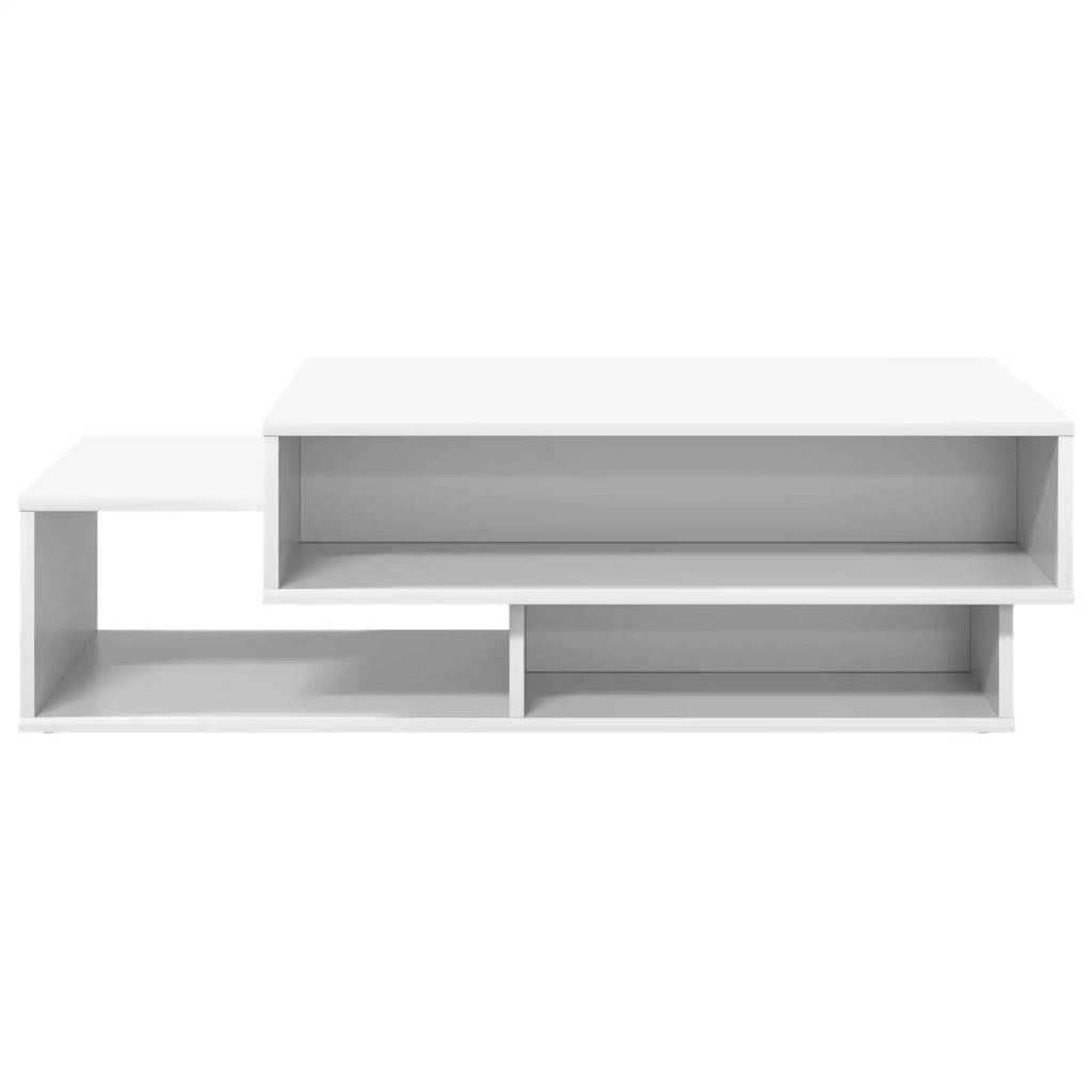Tavolino da salotto Bianco 105 x 50 x 32,5 cm Legno multistrato 8000204