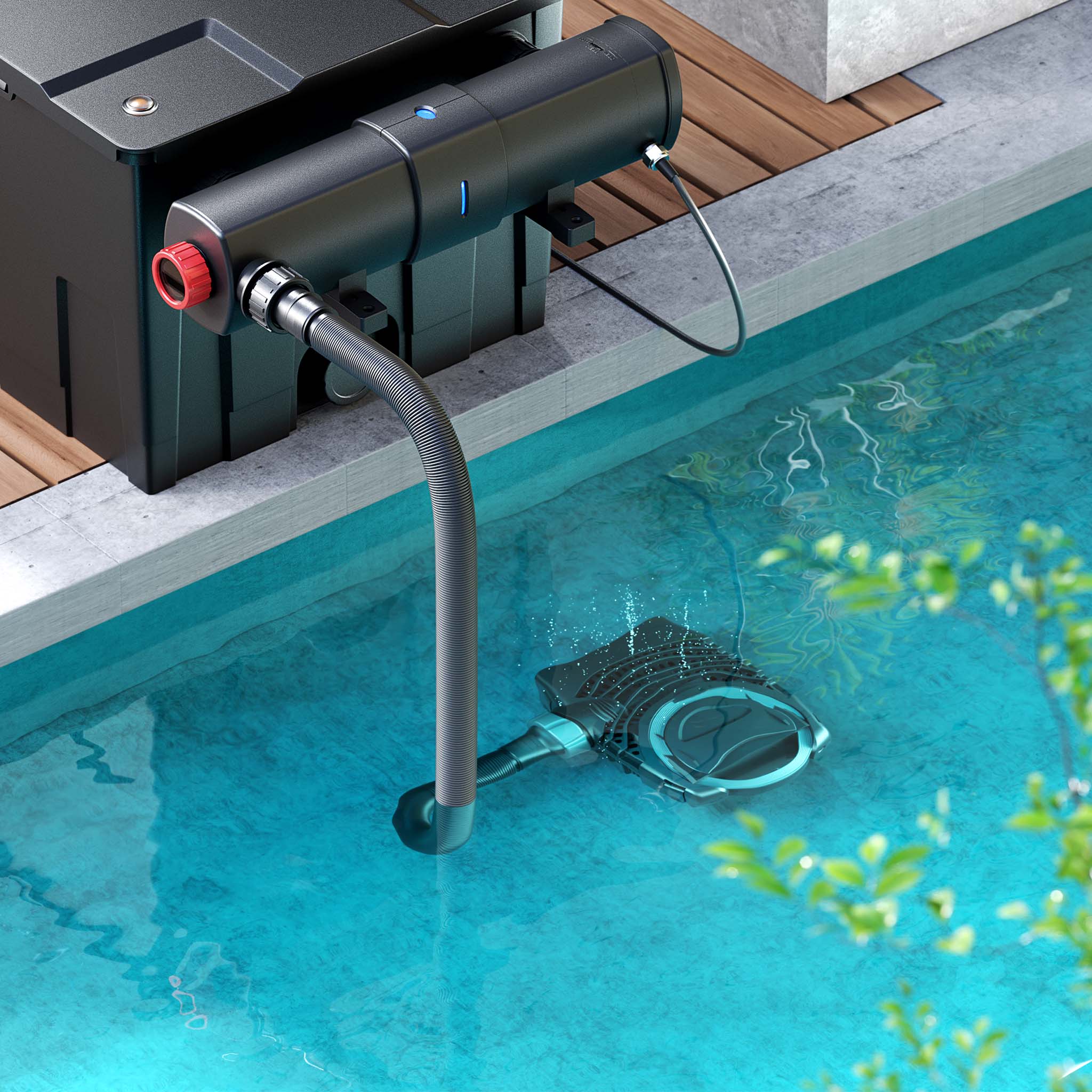 Set per laghetti XXL Filtro a pressione 30000l Chiarificatore UVC 11W Pompa 70 W