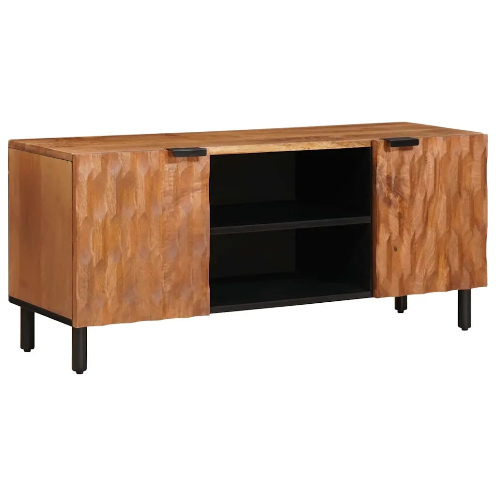 Mobile TV con porta Finitura Marrone Acacia 105 x 33 x 46 cm 4017900