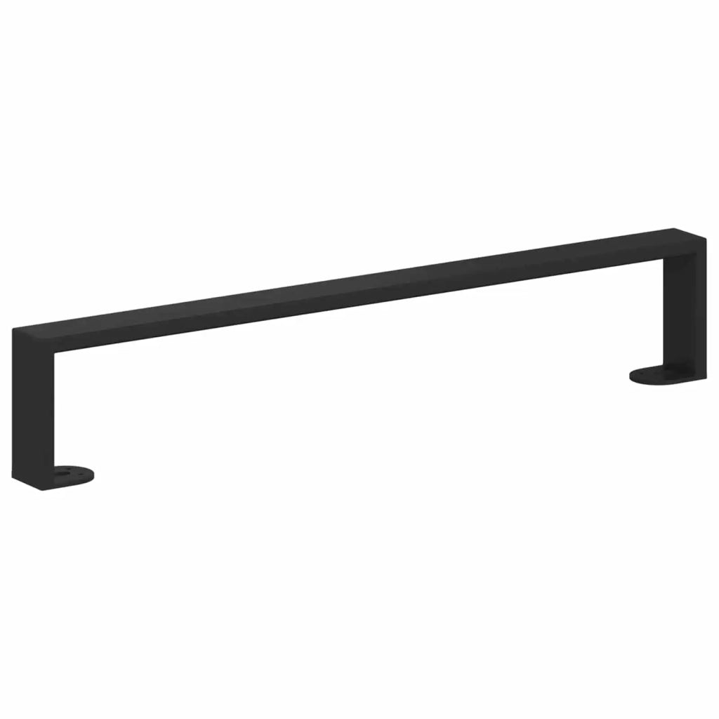 Piedini per mobili 2 pz Nero 546 x 40,5 x 100 mm Ferro CFW5843735