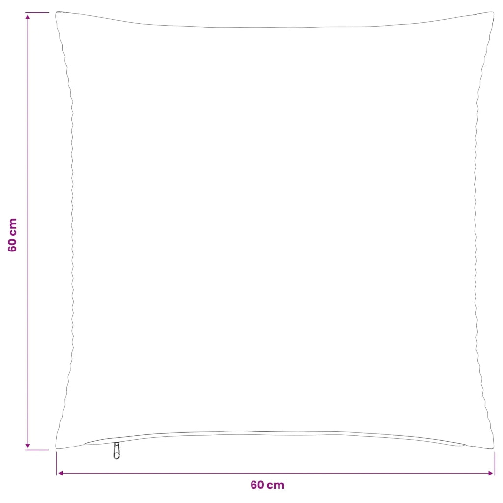Federa 6 pcs HEERLEN Antracite 60 x 60 cm corduroy 912622