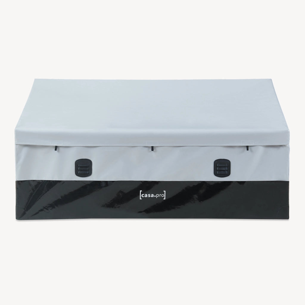 Baule da Esterno Alanno 560 L Grigio / Nero casa.pro