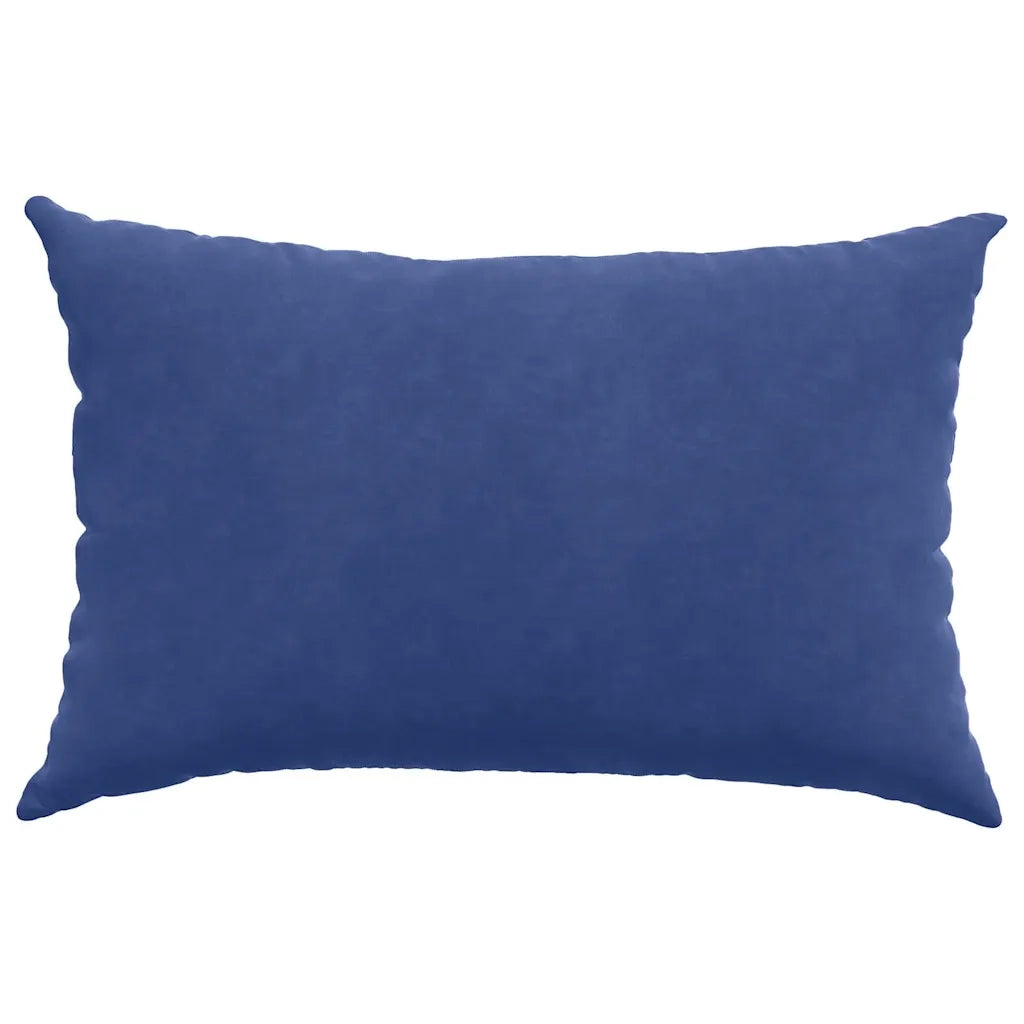 Cuscini da Divano 2 pcs Blu Polizia 60 x 40 cm Tessuto in Cords