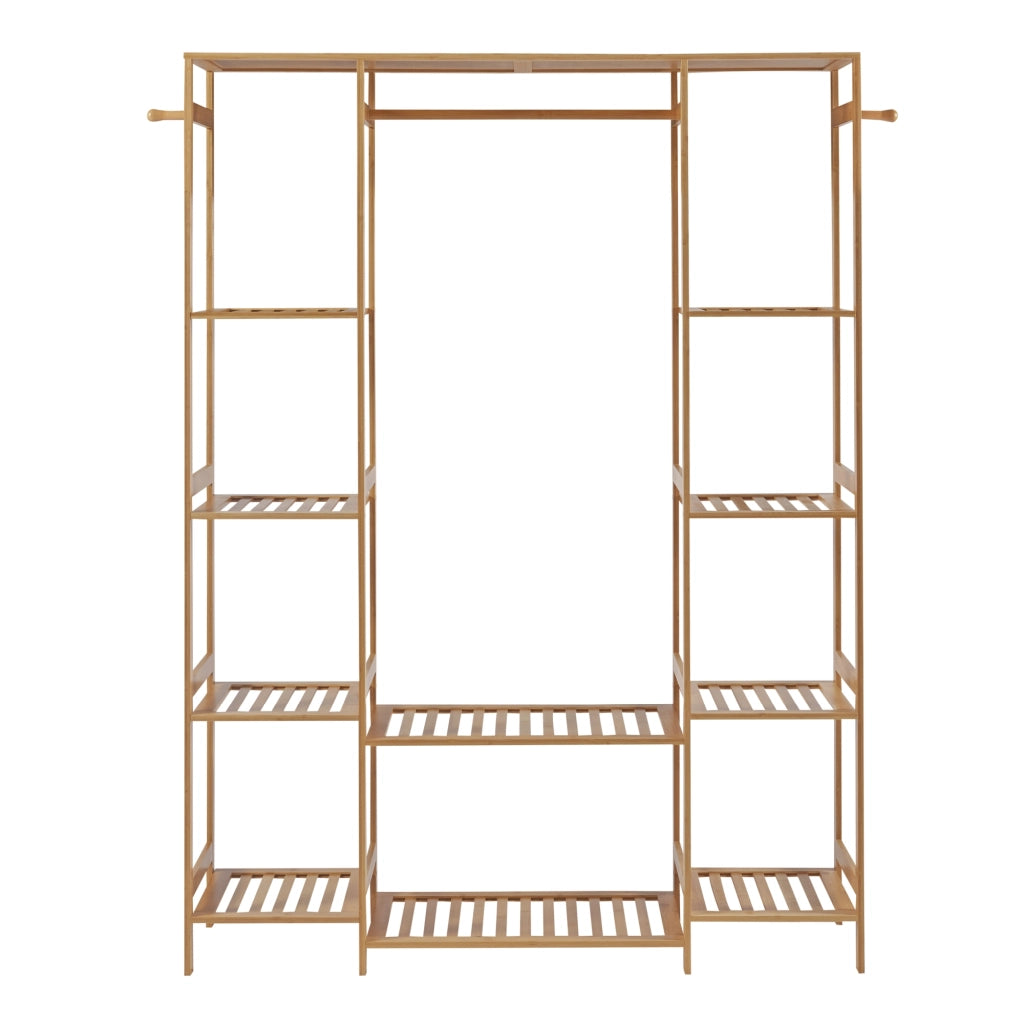 Stand Appendiabiti Ilomantsi in Bambù 165 x 122 x 35 cm [en.casa]