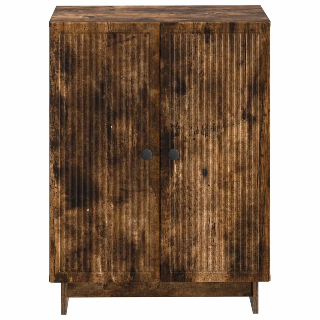Mobiletto da Bagno EDE Rovere Fumo 59,5 x 31 x 80 cm 895960